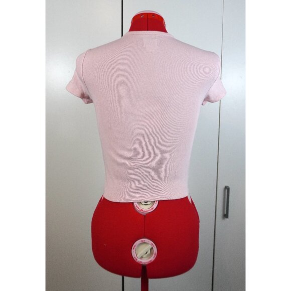 Urban Outfitters (BDG) Graphic T-Shirt in Pink with Blue Fish Design - Picture 4 of 6